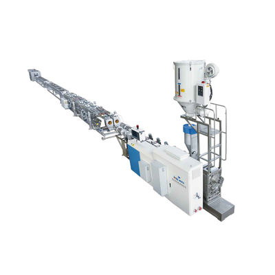 poliolefin 12m / Min HDPE Plastik Boru Yapma Makineleri PLC kontrolü
