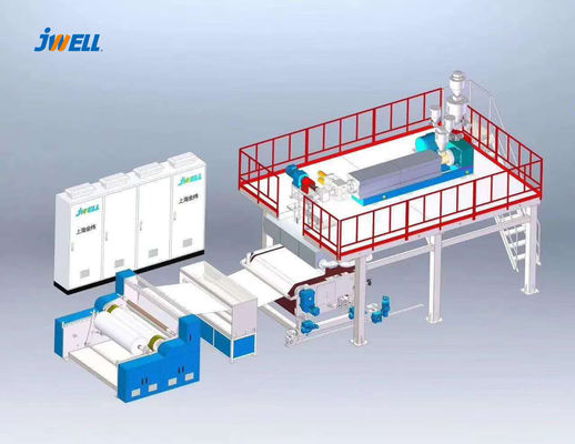 Jwell Tek Vidalı Yüz Maskesi PP Eriyik Üflemeli Sigara Dokuma Kumaş Makinesi